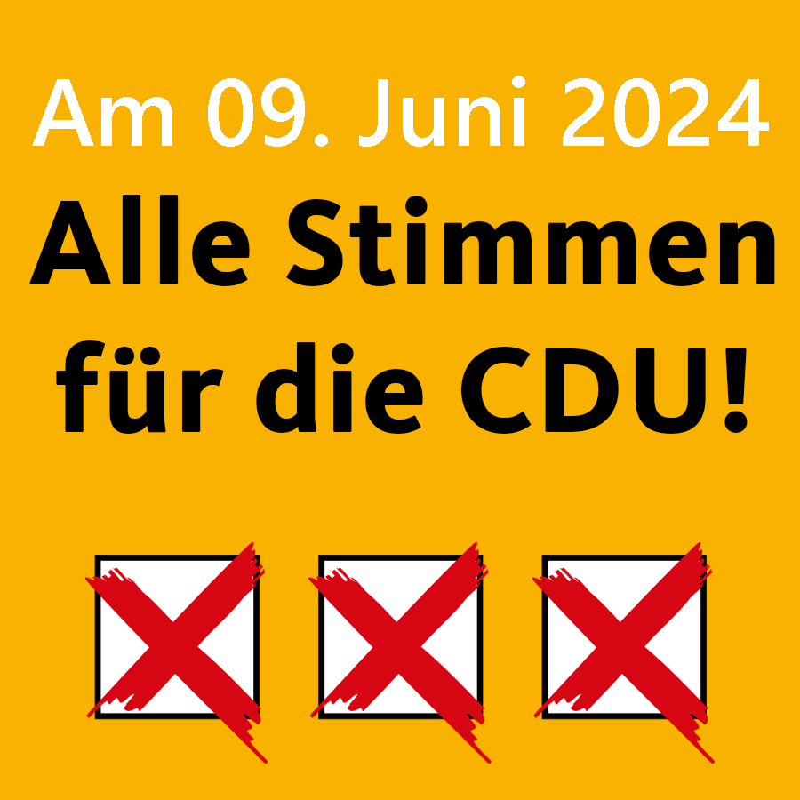 CDU w&auml;hlen!